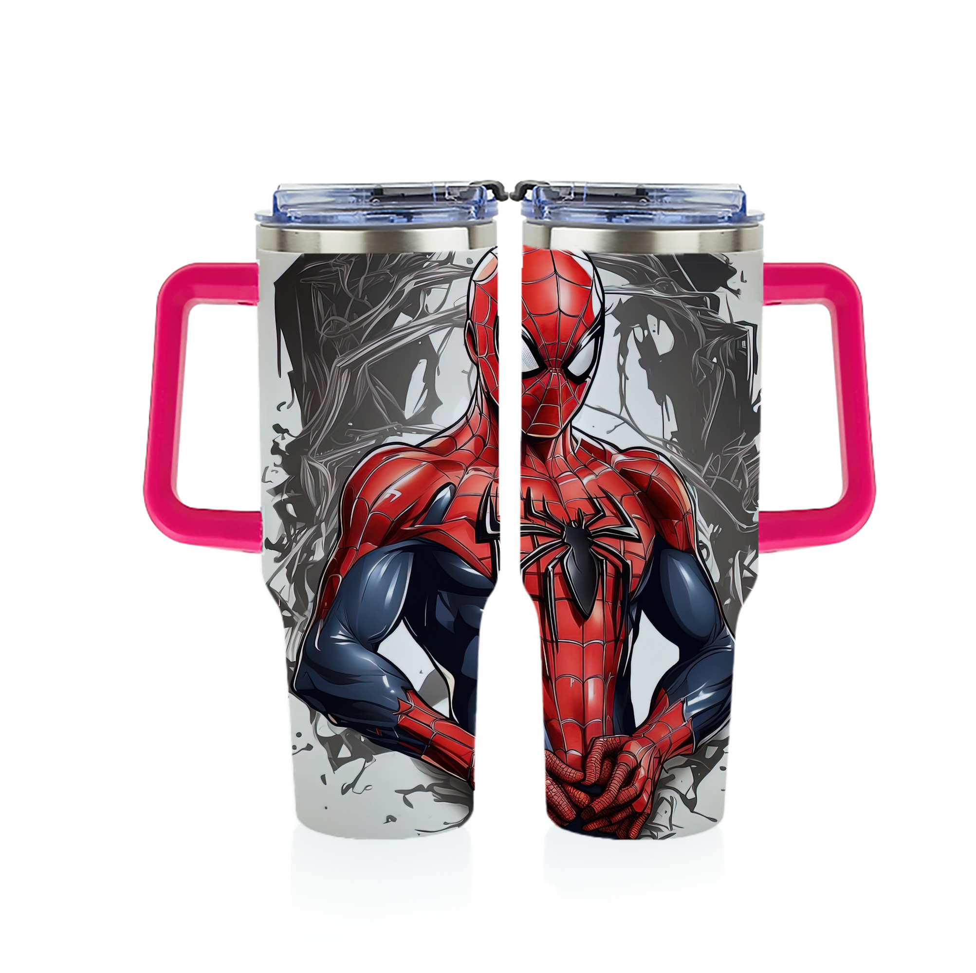 （画像用） Spider Man スパイダーマン 1200ｍLフルプリント車用タンブラー
